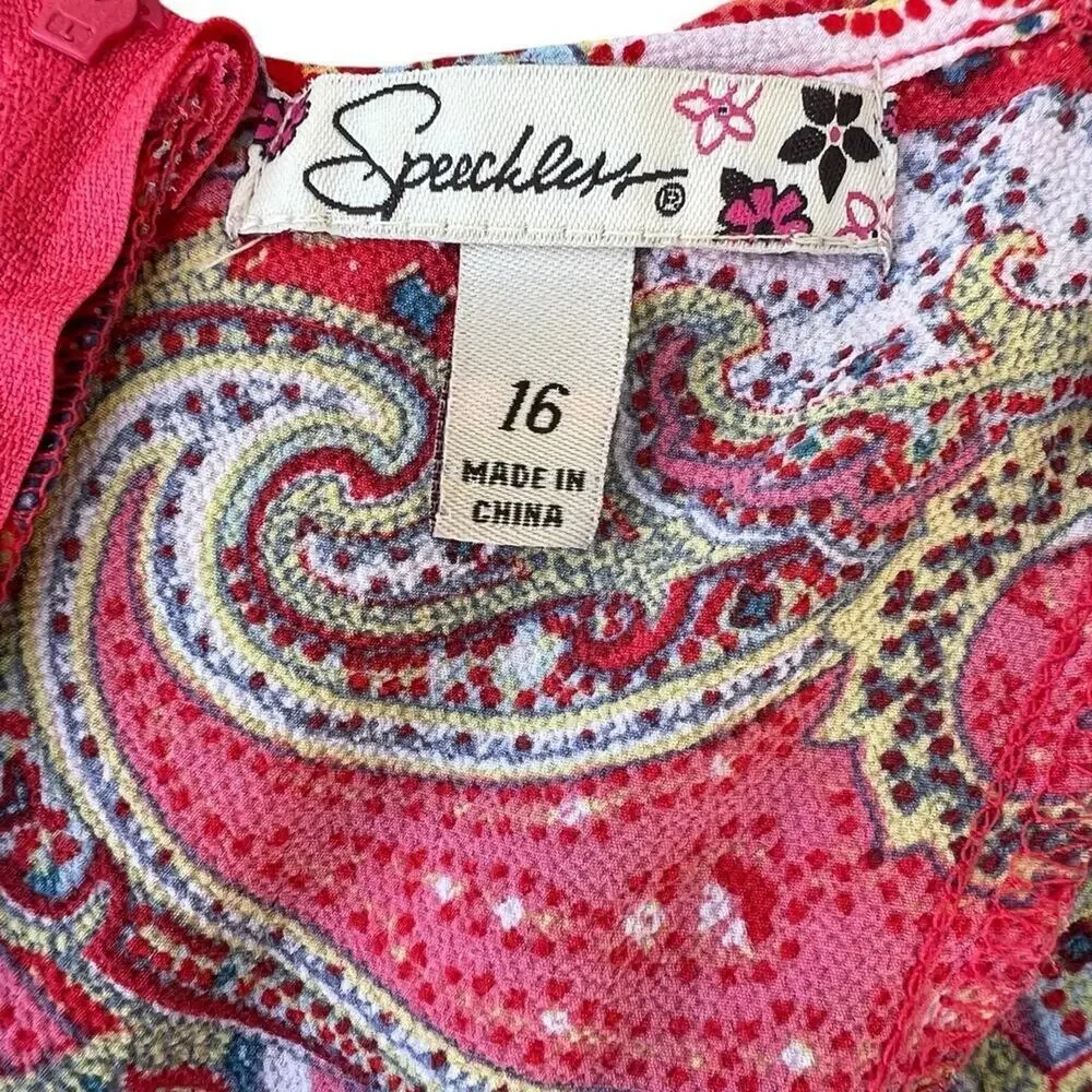 Speechless girls size